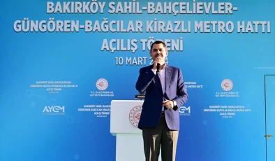 Ulaştırma ve Altyapı Bakanı: Türkiye genelinde 936 km şehir içi raylı sistem hattının 407 km’sini biz inşa ettik