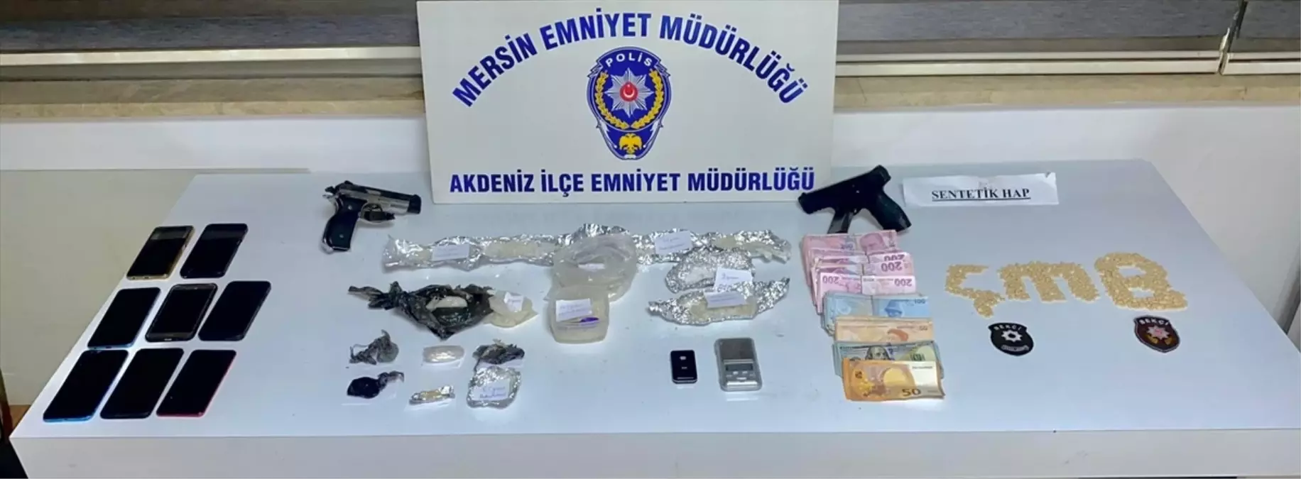 Mersin’de 164 Şüpheli Gözaltına Alındı