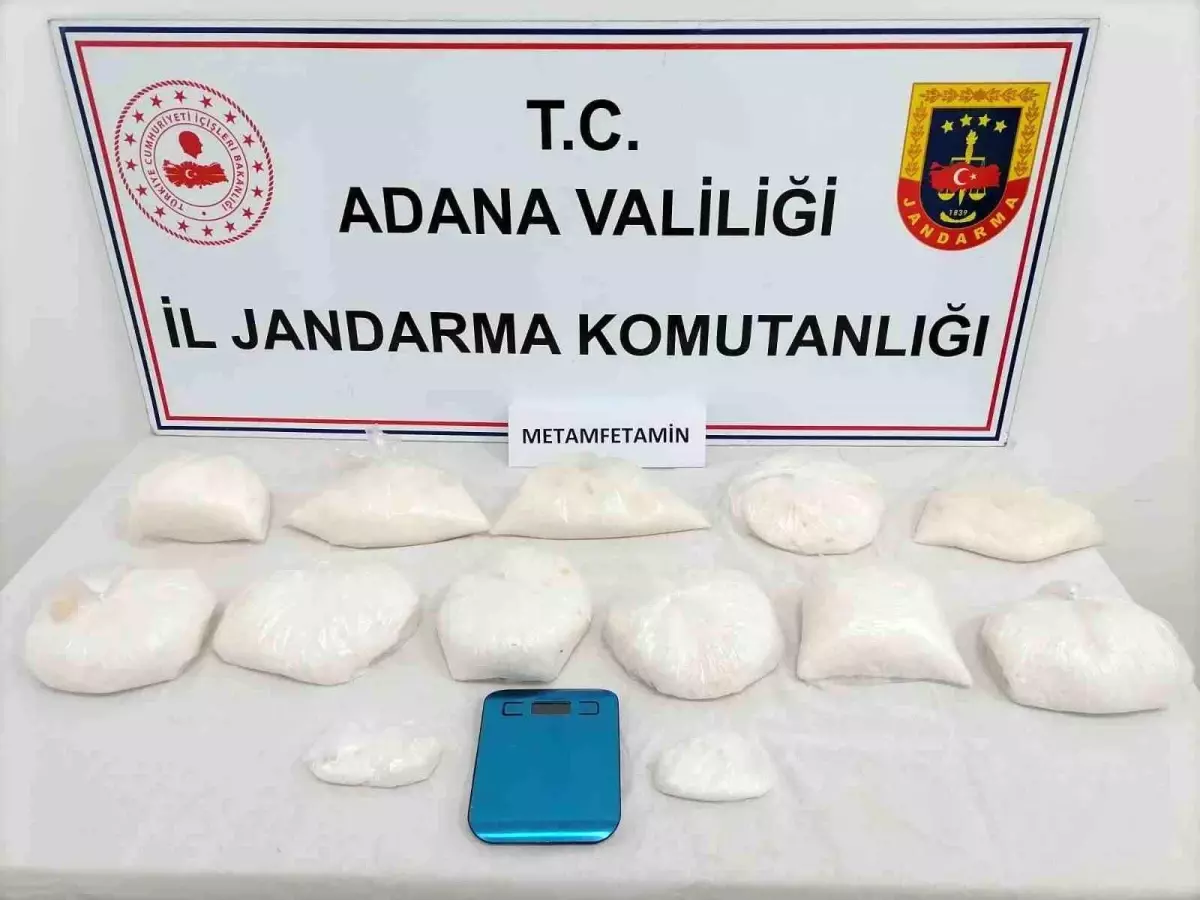 Adana’da 10 Kilo Metanfetamin Ele Geçirildi