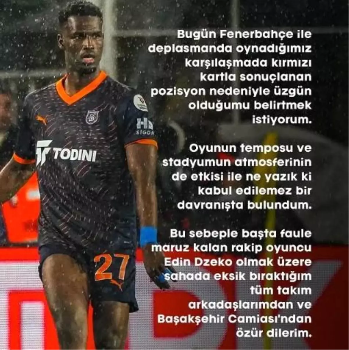 Ousseynou Ba’dan Özür